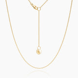 Threaded Gold Cross Pendant Necklace