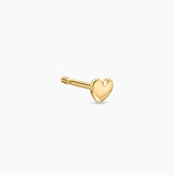 14k Gold Single Stud Earring