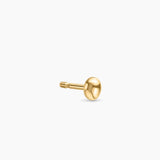 14k Gold Single Stud Earring