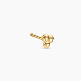 14k Gold Single Stud Earring